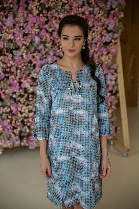 Платье Тамика из фактурного хлопка ПОСЛЕДНЕЕ от производителя RITINI