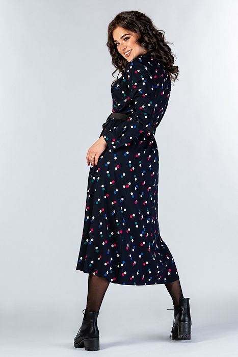 Платье миди Терезия в горошек 2 цвета от производителя RITINI