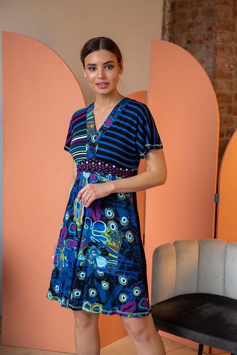 Жаззи, трикотажное платье А-силуэта от производителя RITINI